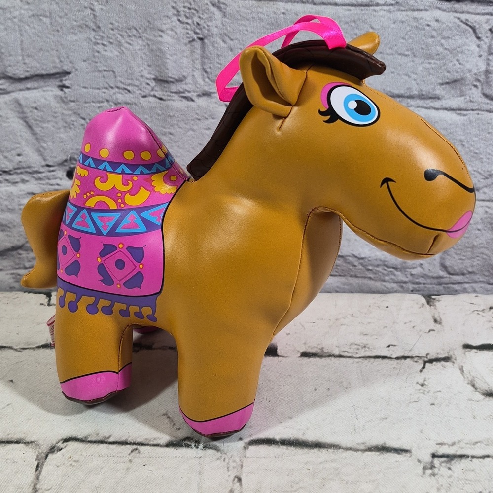 Desert Designs Fun In The Sun Camel Vinyl Plush Window Hanger Rare!